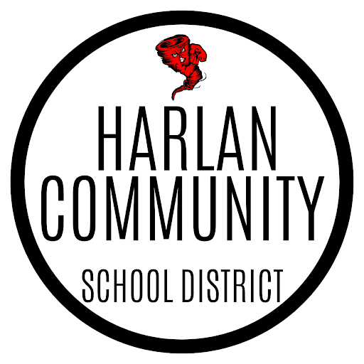 Harlan Community School District's Logo
